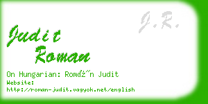 judit roman business card